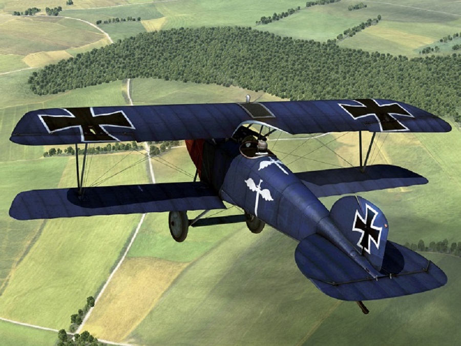 Jaser J-18 Albatross World War I Fighter. Rudolph Berthold airplane