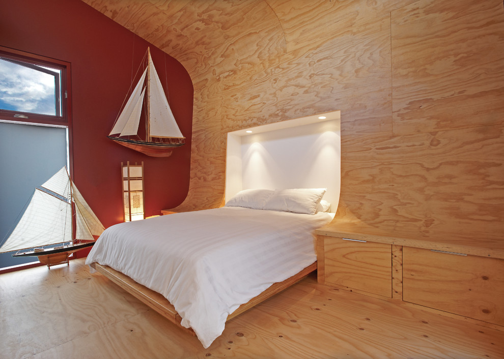 Sailboat Models Contemporary Bedroom