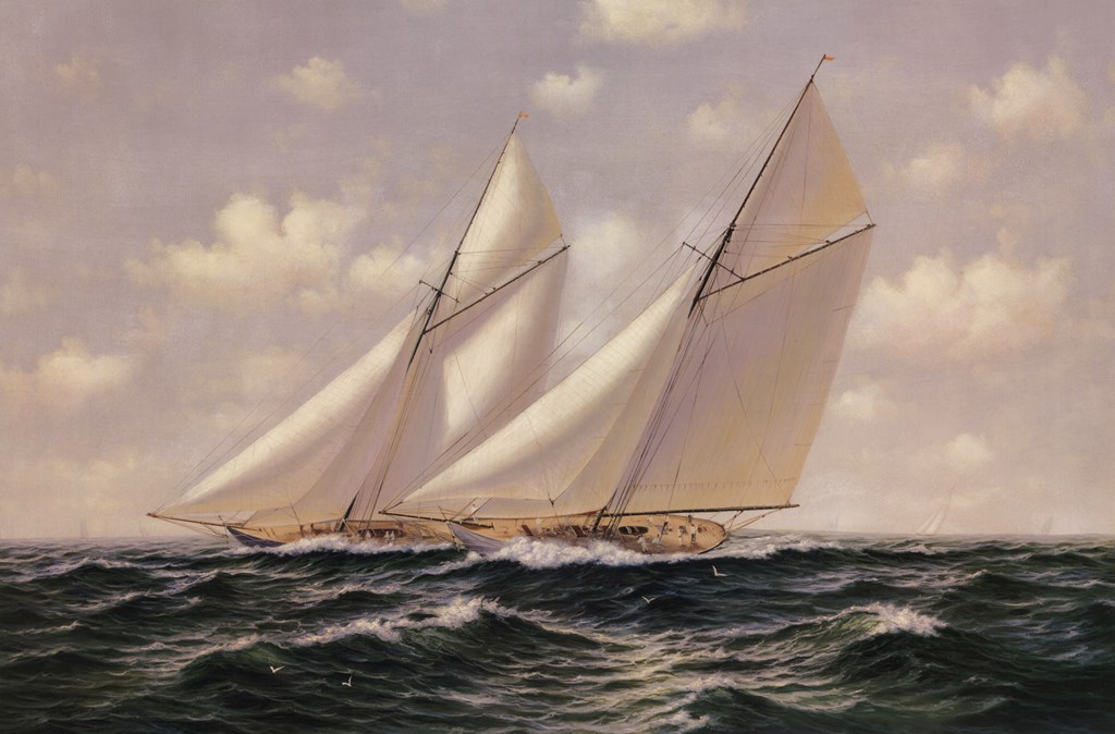classic sailboats racing