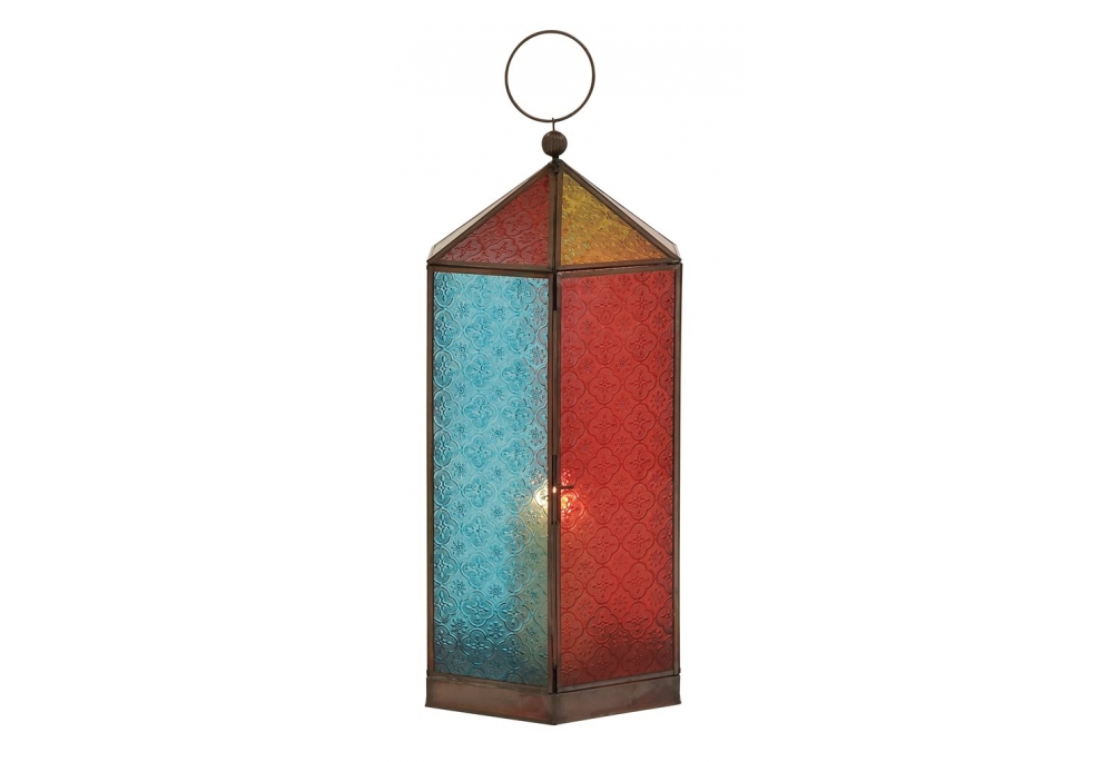 colorful-metal-glass-lantern